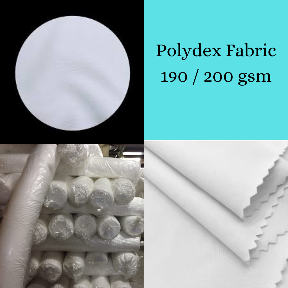 Polydex White Facbric Sublimation High QualityWHOLE SALE 190/200 GSM ...