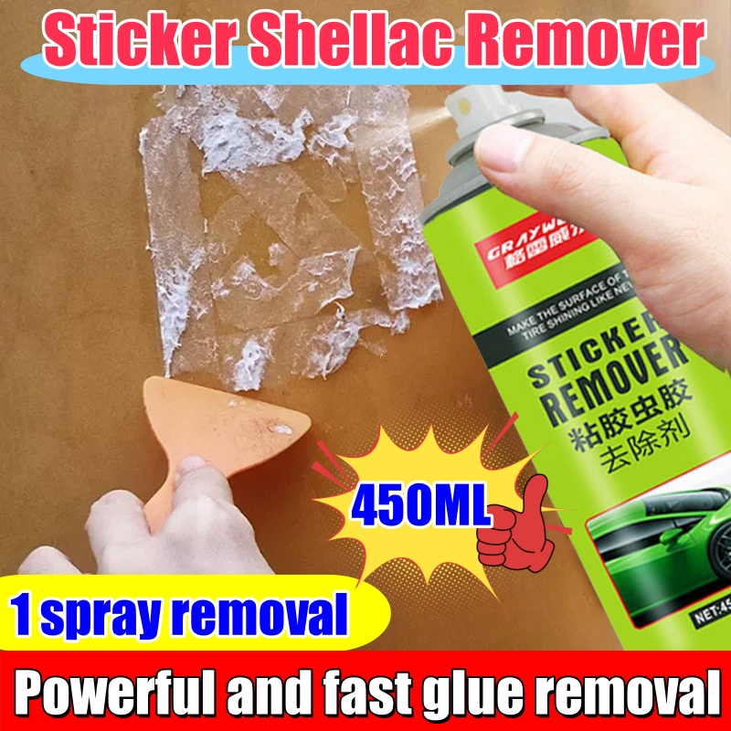 Sticker Remover Spray 450ML Sticker Shellac Remover Car Window Film ...
