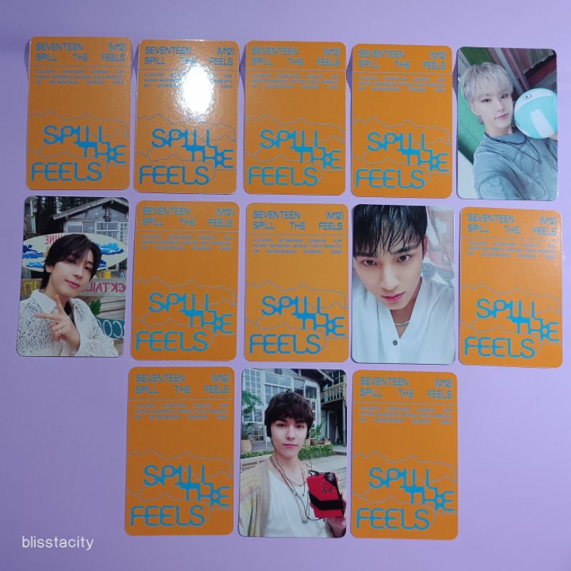 RPC | SEVENTEEN SPILL THE FEELS PHOTOCARD | STF REG ALBUM PC