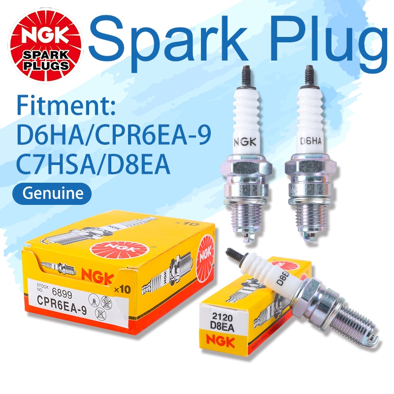 NGK Spark Plug original Motorcycle D6HA CPR6EA-9 C7HSA D8EA For Honda ...