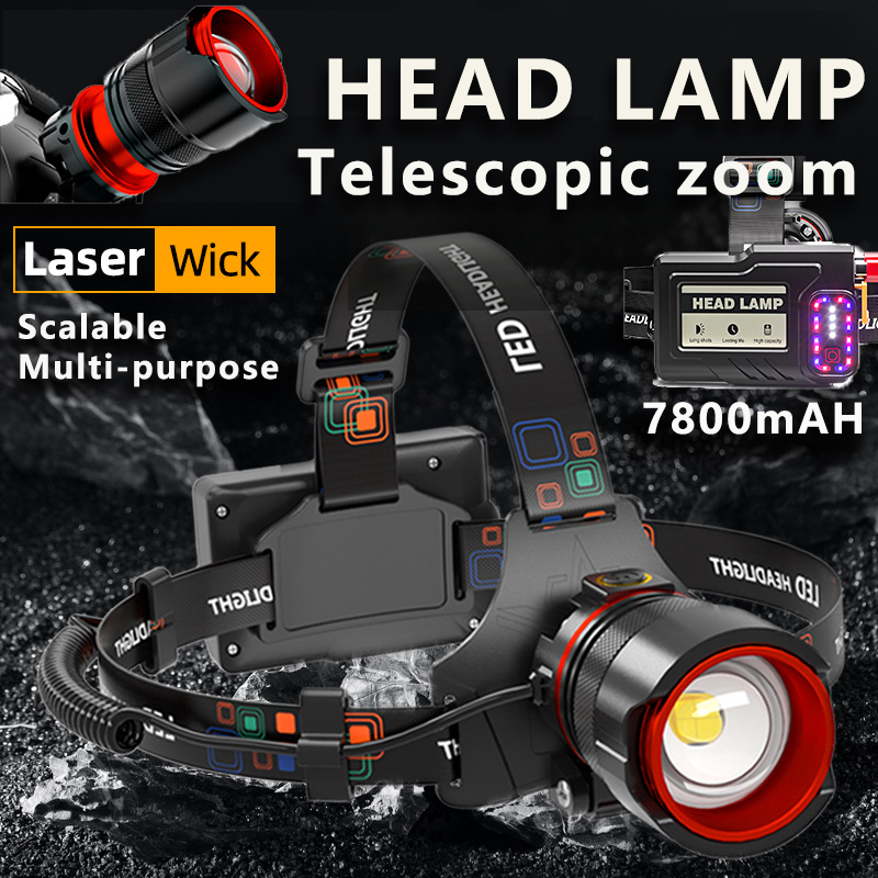 Rechargeable Multifunctional outdoor Waterproof High-Beam High ...