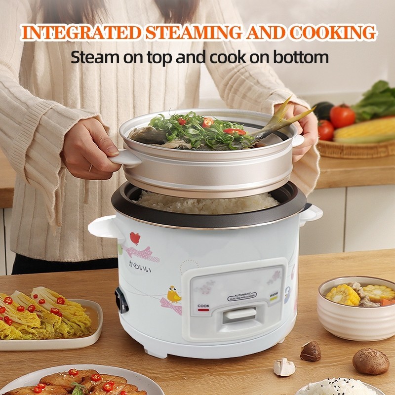 rice cooker small 1.5L/2L/3L rice cooker with steamer mini rice cooker ...