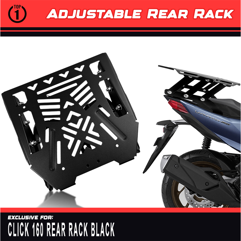 TOP 1 MOTOR 1 SET REAR RACK BRACKET FOR HONDA CLICK 160 MOTORCYCLE ...