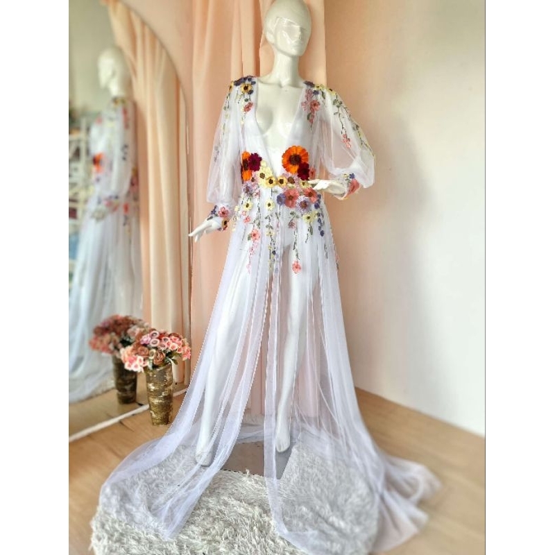 Rosa robe with inner camisole | Shopee Philippines