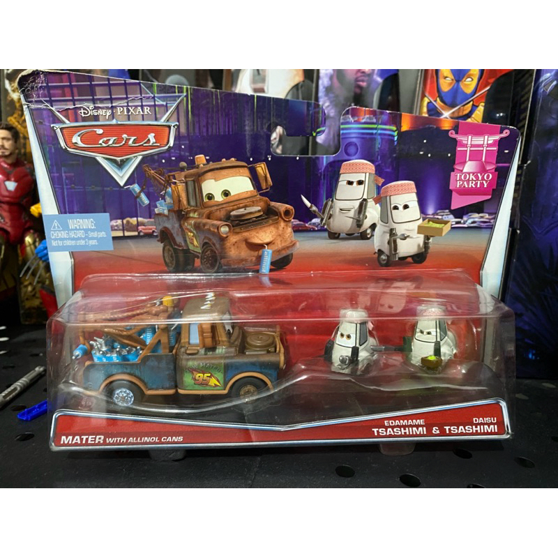 Disney Pixar Diecast Cars by Mattel - 2 Pack Mater and Tokyo Party ...