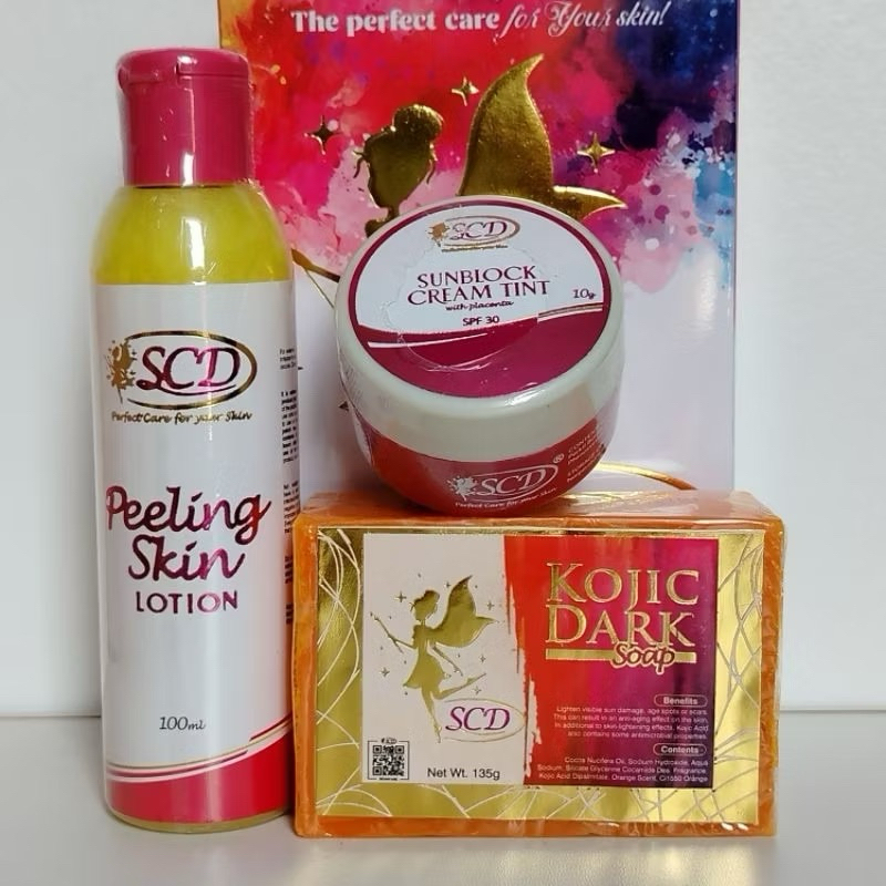 SCD PEELING SKIN LOTION SET BIG 100ML 3IN1 ORIGINAL SCD | Shopee ...