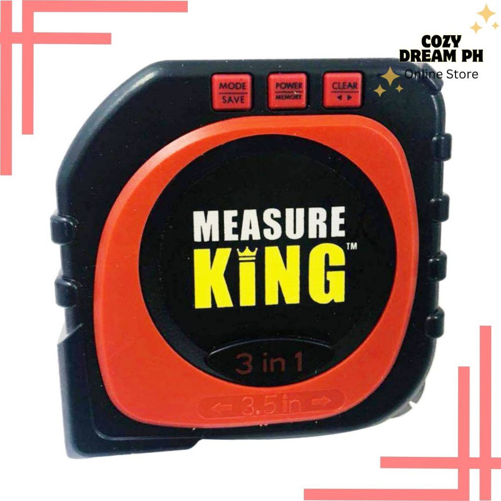 Cozy Dream Ph Measuring Ruler Laser Tape 3 in 1 Digital Rolling Ruler ...