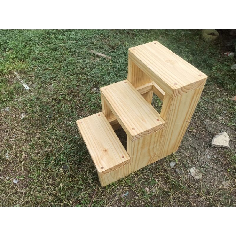 Steps Wood Rack Stand Riser Display Bedroom Multipurpose Nordic ...