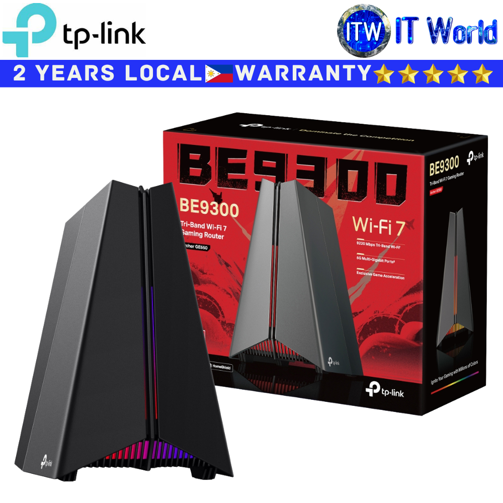 TP-Link Gaming Wireless Router Archer GE550 BE9300 Tri-Band Wi-Fi 7 ...