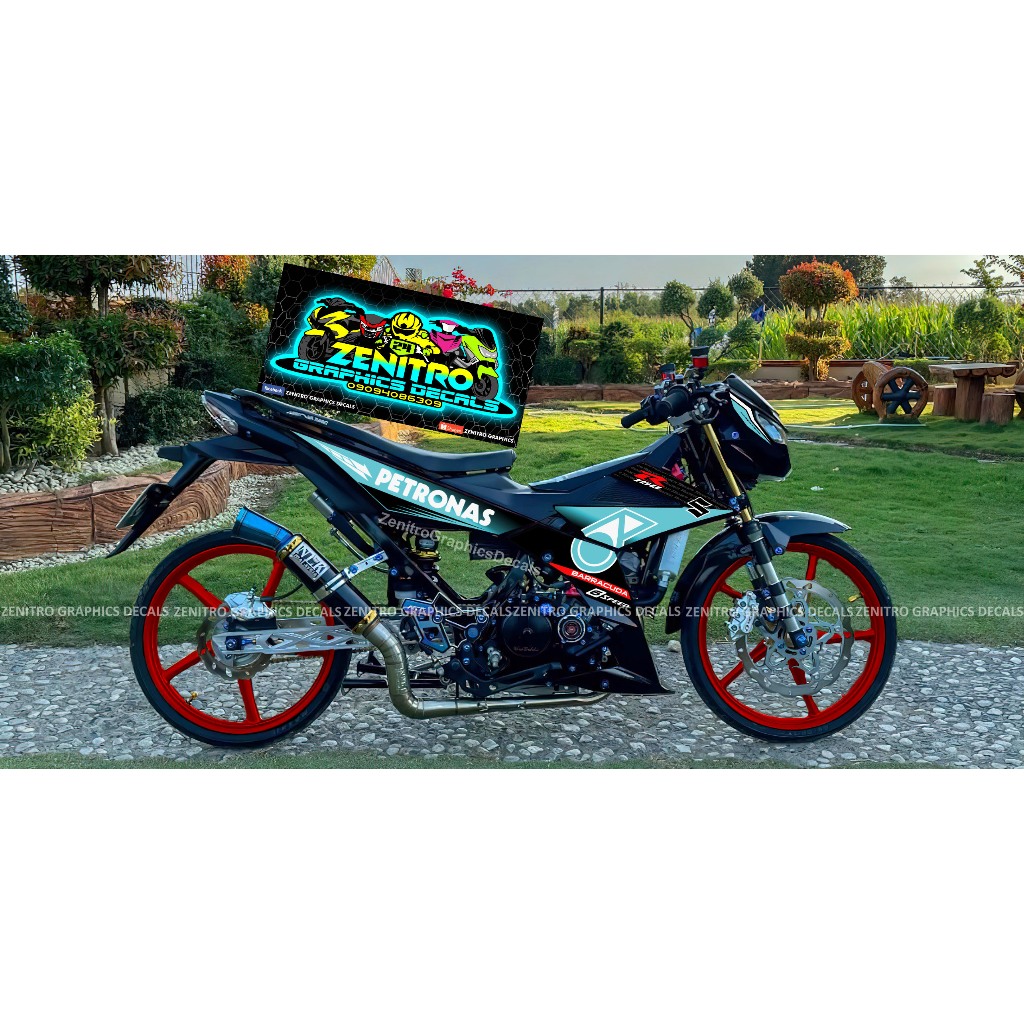 PETRONAS DECALS FOR RAIDER R150 FI (ZENITRO GRAPHICS DECALS) | Shopee ...