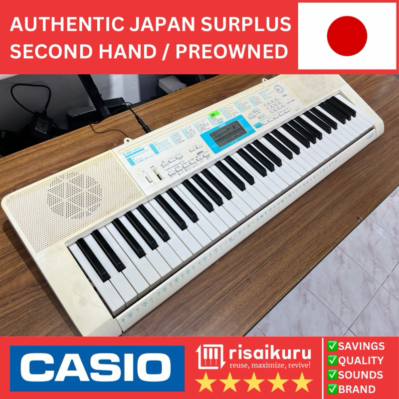 CASI0 LK-128 Keyboard Piano Organ 61 Keys – Semi Weighted Touch ...