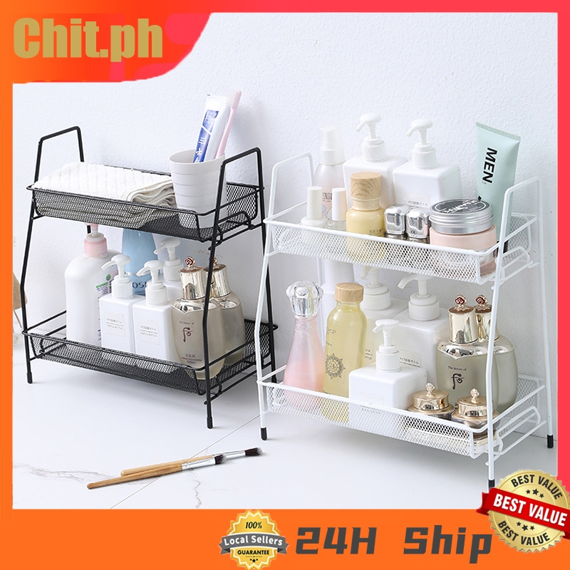CHIT Cosmetics Storage Shelf for Bathroom Table Large Capacity Storage ...