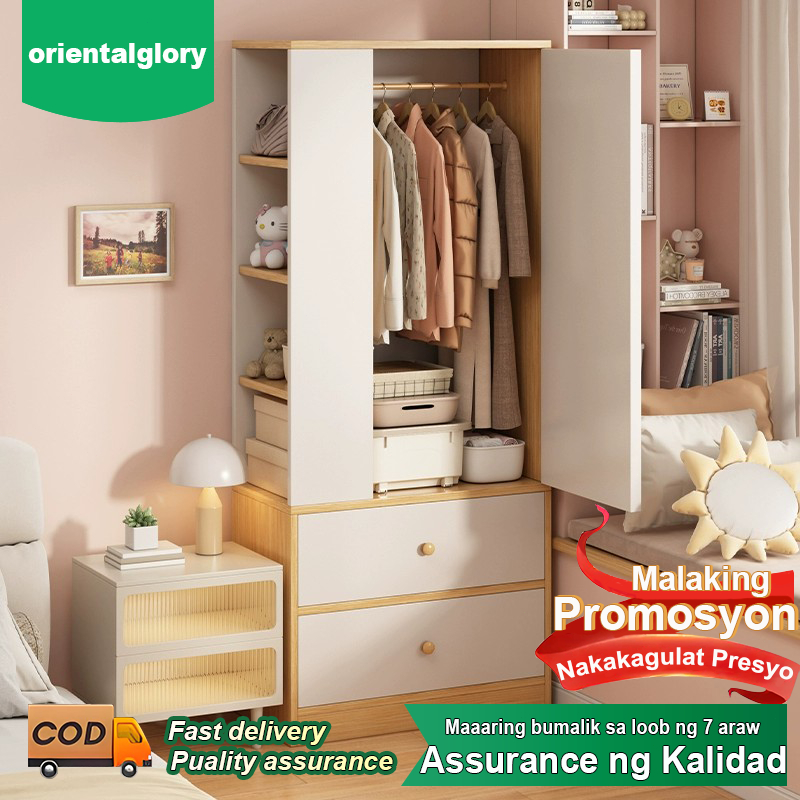 Wardrobe, bedroom, family rental room, simple sliding door, hanging ...