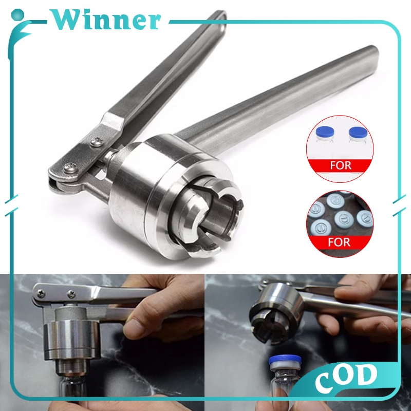 Manual Vial Crimper Vial Bottle Cap Hand Sealing Machine Aluminum ...
