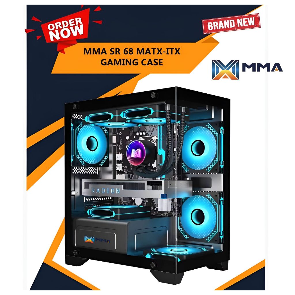 Heavy Duty Computer Desktop Gaming Case MMA SR 68 Matx Itx | Shopee ...