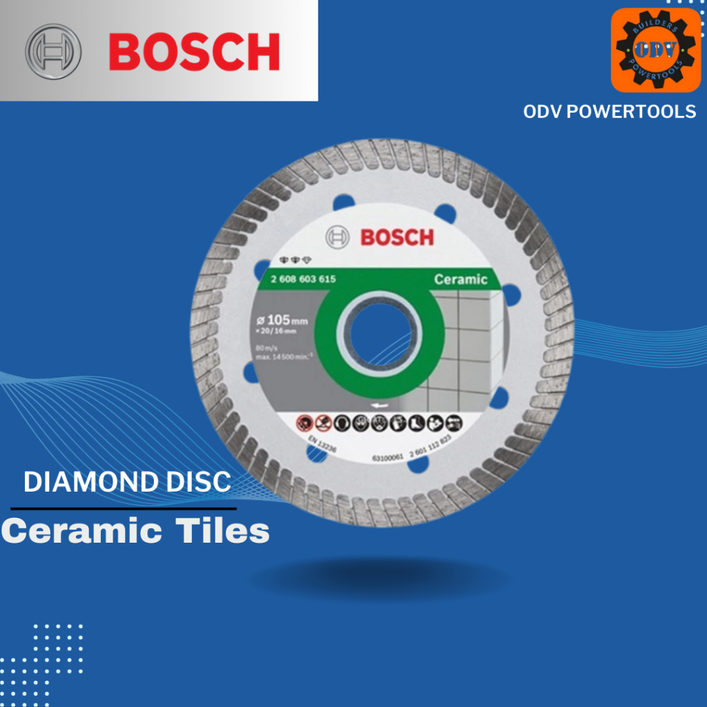 Bosch 4-inch Fast Speed Clean Cut Diamond Disc for Ceramic ( 2608603615 ...