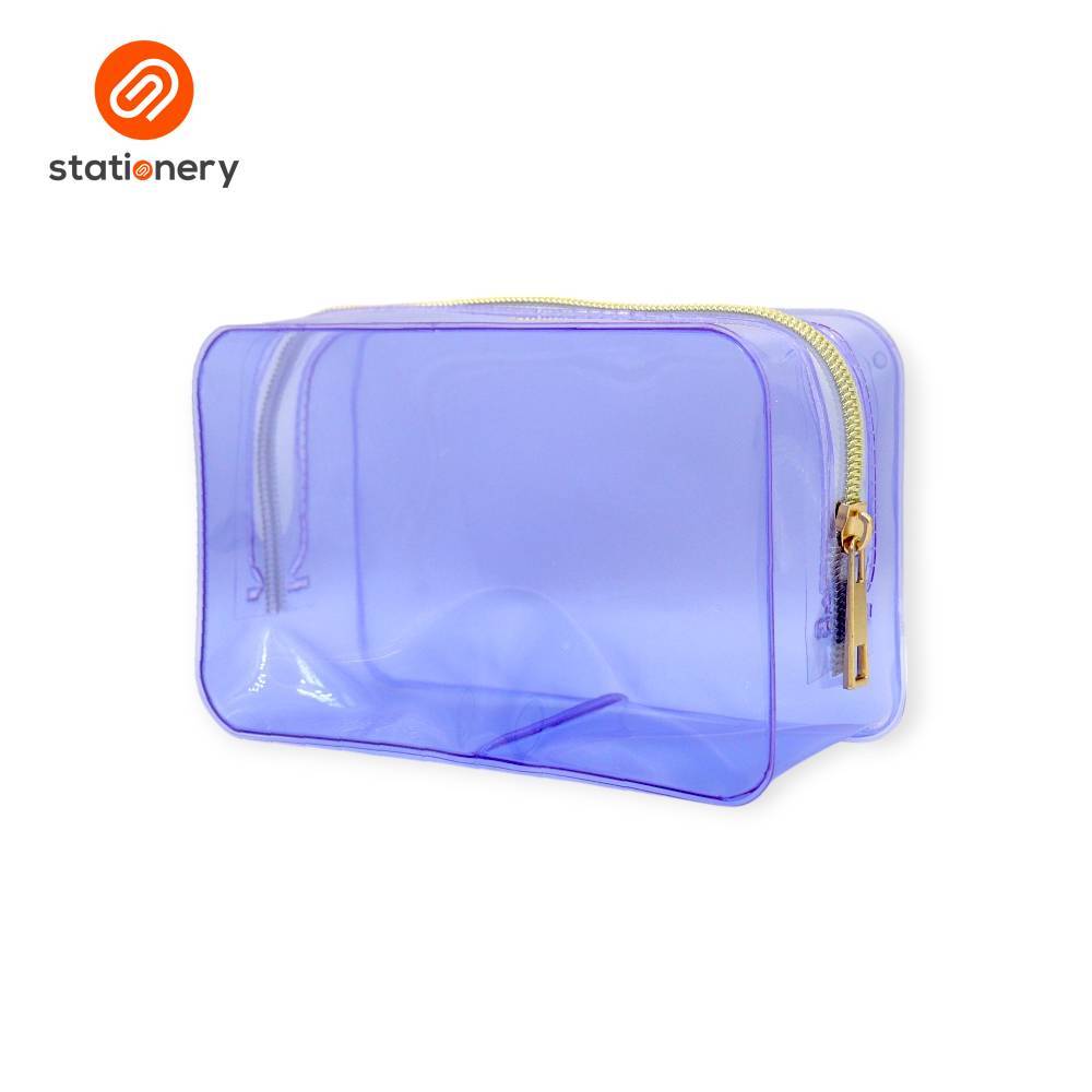 PVC Colored Pouch with Rose Gold Zipper | Shopee Philippines