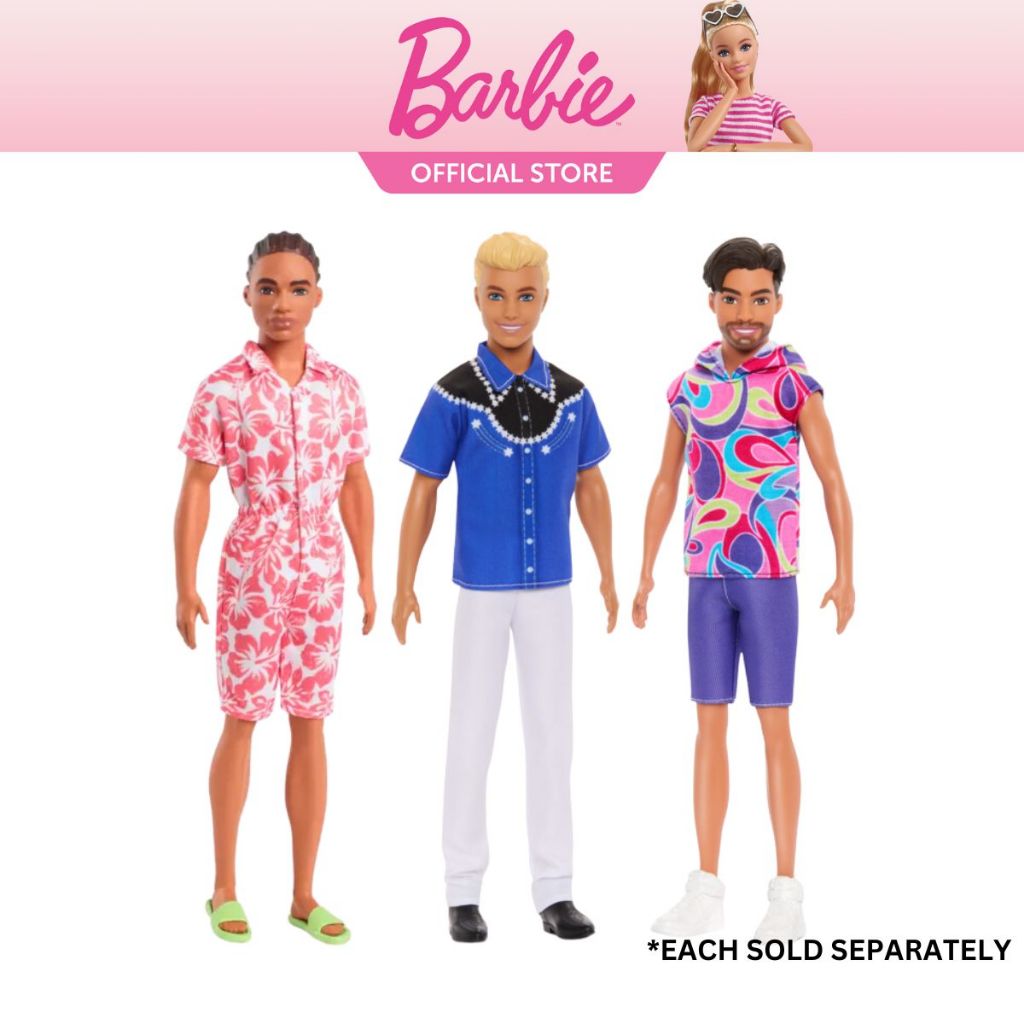 Barbie Ken Fashionista 65th Anniversary Collectible Doll Gift For Girls and  Boys Age and up (965J)