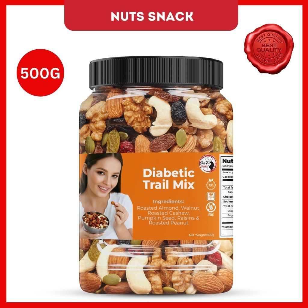 Diabetic Trail Mix Nuts Seeds Dried Fruits Shopee Philippines