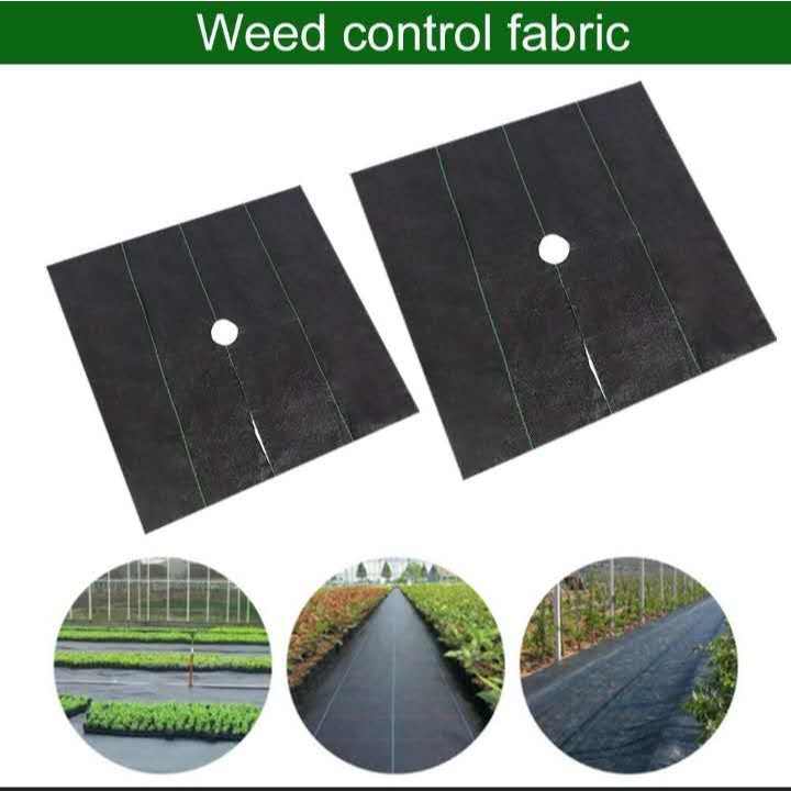 1M WEED BARRIER FABRIC CONTRO WITH NAIL STAKE GARDEN PEGNAILS STAKE FOR ...