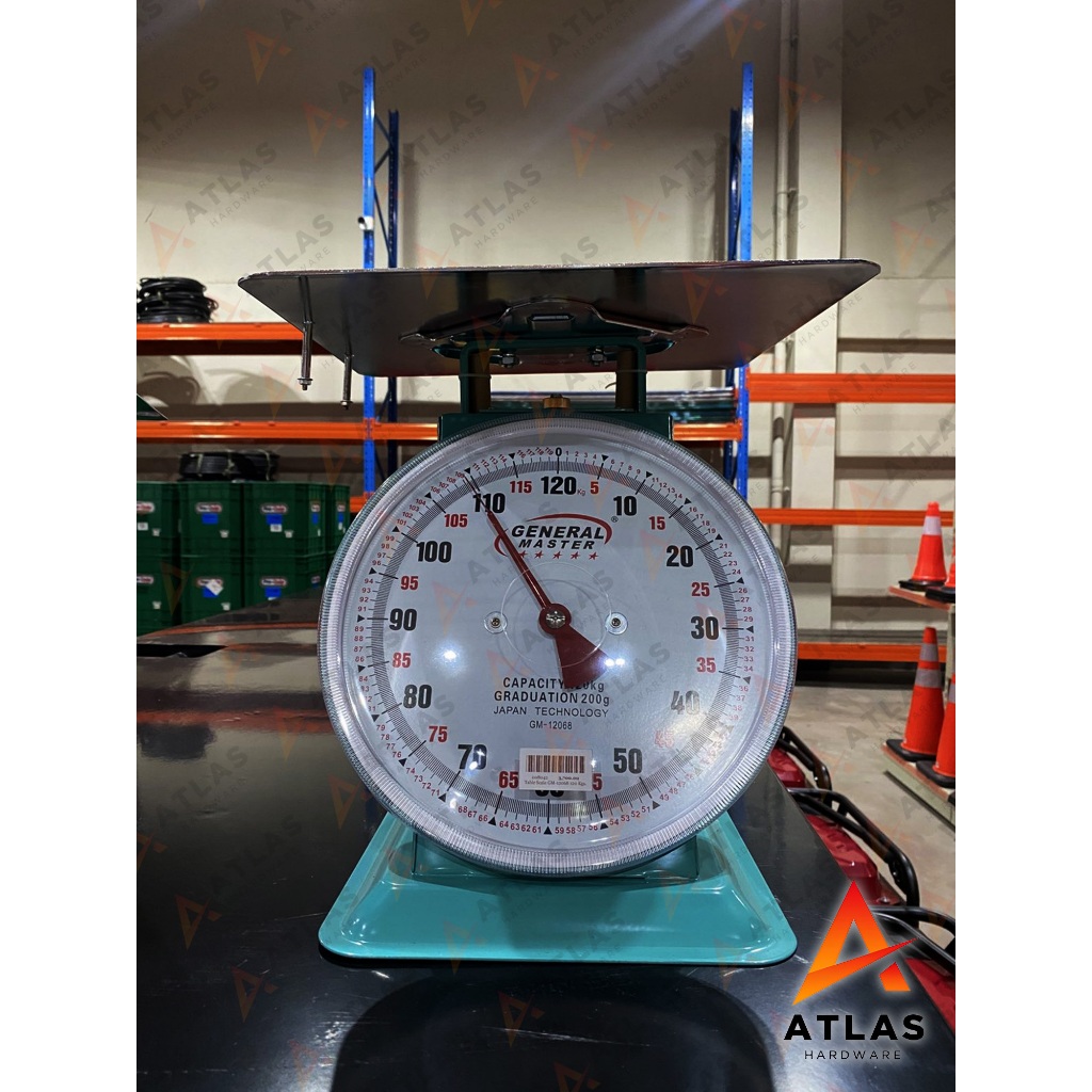 GENERAL MASTER Weighing Spring Scale (TABLE SCALE) 10kg | 60kg | 120kg ...