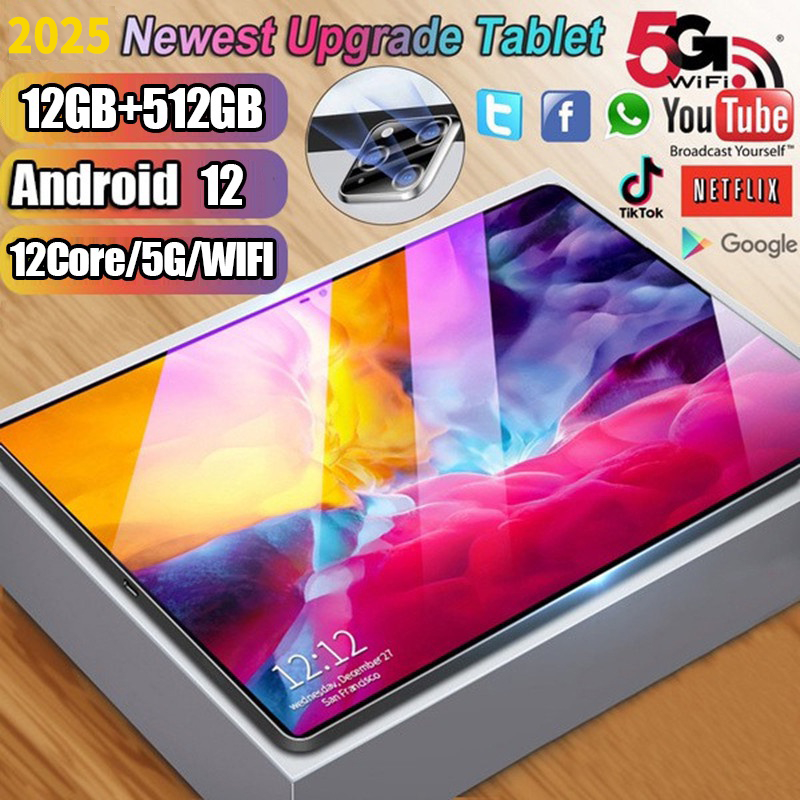 2025 New Upgrade tablet 11.6inch 12+512GB Original tablet android 12 ...