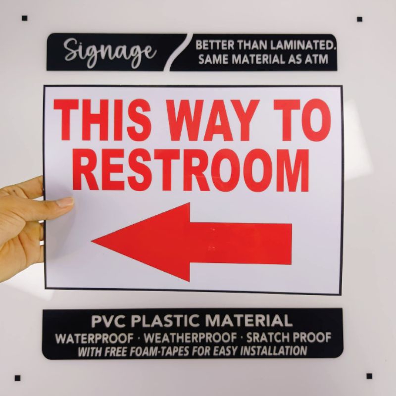 Shop this way signage for Sale on Shopee Philippines