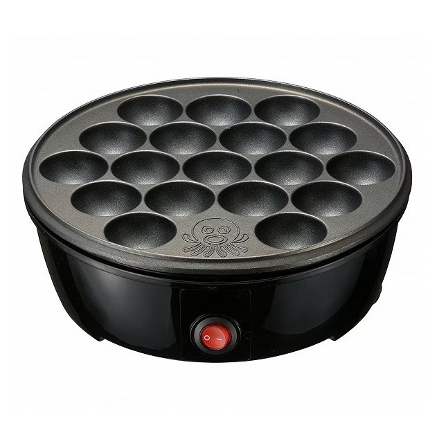 Ohm Electric Takoyaki Takoyaki cooker, fluoroplastic coated plate, 18 ...