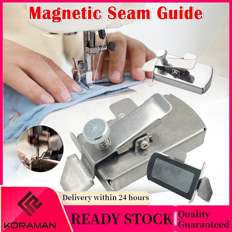 Magnetic Seam Guide Sewing Tool Edge Locator Sewing Machine Measuring ...