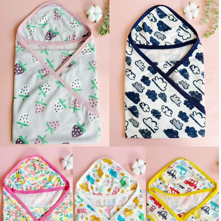 baby swaddle hooded cotton newborn wrap instant swaddle blanket toddler ...