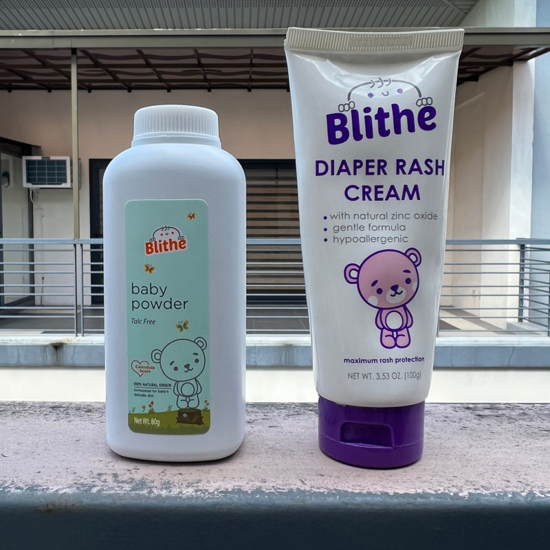 blithe cream baby powder talc free cornstarch zinc oxide nipple lanolin  lotion rash diaper rashes