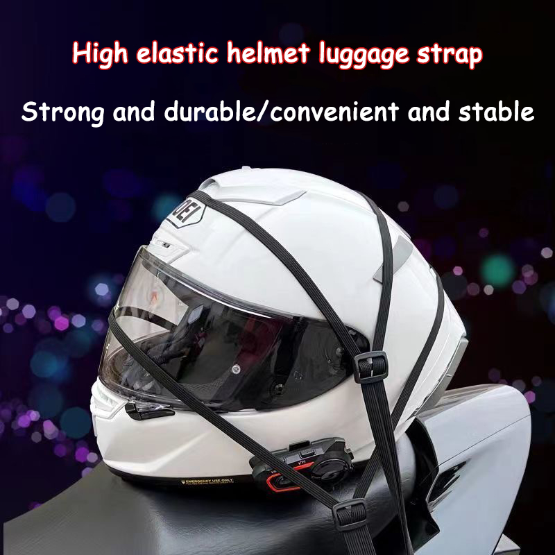 PAE 60CM/90CM Motorcycle Universal Helmet Rope Hook Universal ...