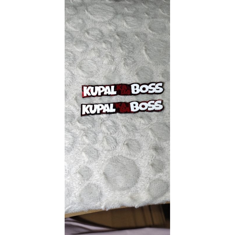 KUPAL KA ba boss acrylic emblem (2pcs)(1pc) | Shopee Philippines