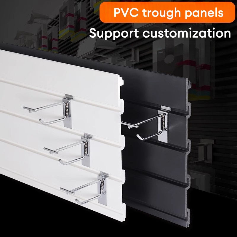 PVC Wall Panels Store Slats Storage Preferential price PVC Slats at a ...