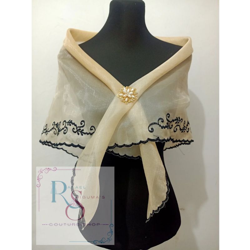 Traditional Filipiniana Alampay without Brooch | Shopee Philippines