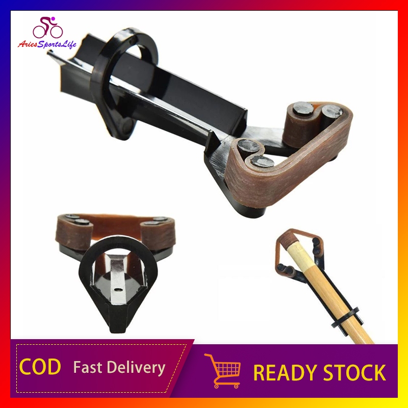Pool Cue Tips Clamp Heavy-Duty Plastic Y-Shaped Repair Tool for Snooker ...