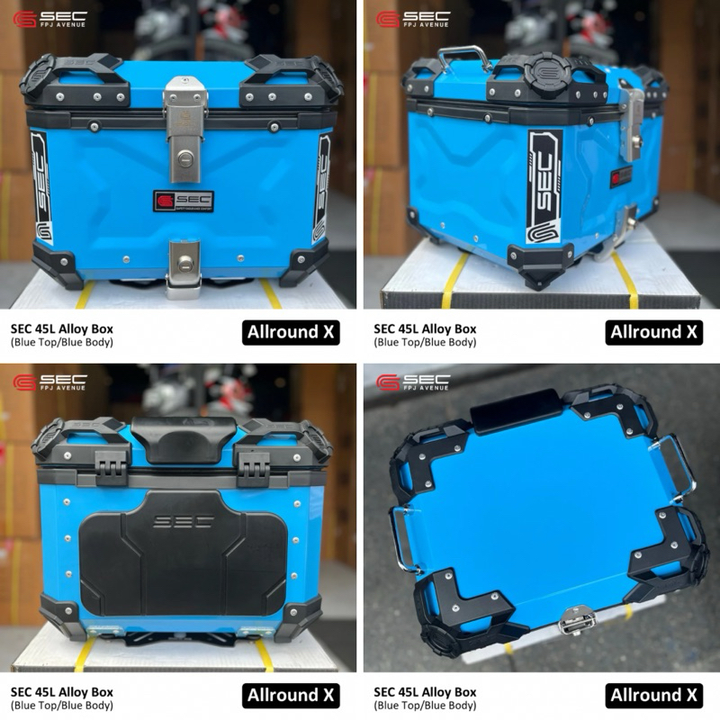 SEC 45L Alloy Box - Allround X (Blue) | Shopee Philippines