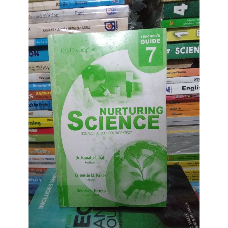teacher's guide nurturing science grade 7 (new) | Shopee Philippines