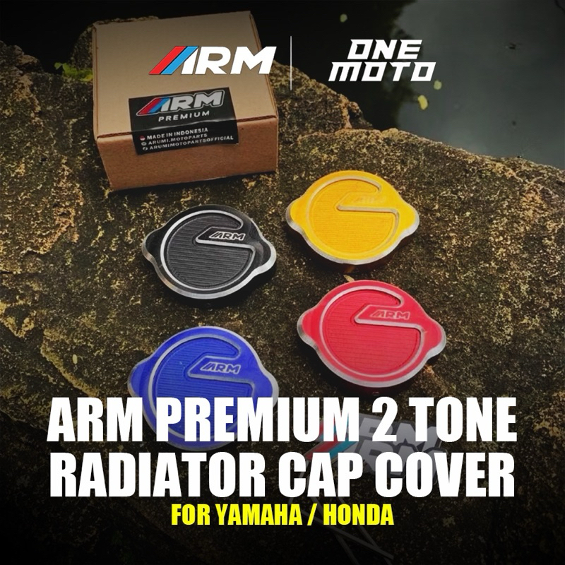 ARM RADIATOR CAP COVER PREMIUM 2 TONE (Universal) | Shopee Philippines