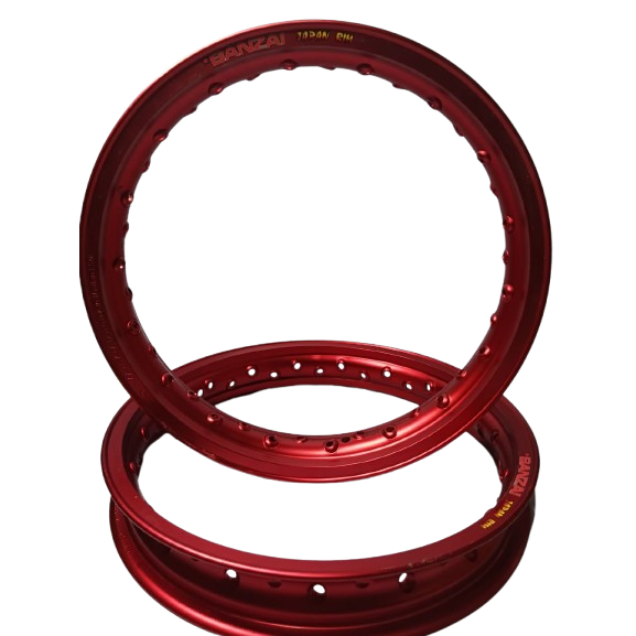 BANZAI BRAND ALLOY RIM 1.85-14 2PCS.(1SET) | Shopee Philippines