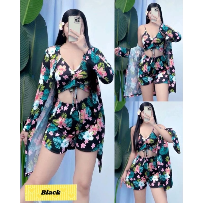 CHUCHAY 3 IN 1 SUMMER OUTFIT FIT UP TO LARGE | Shopee Philippines