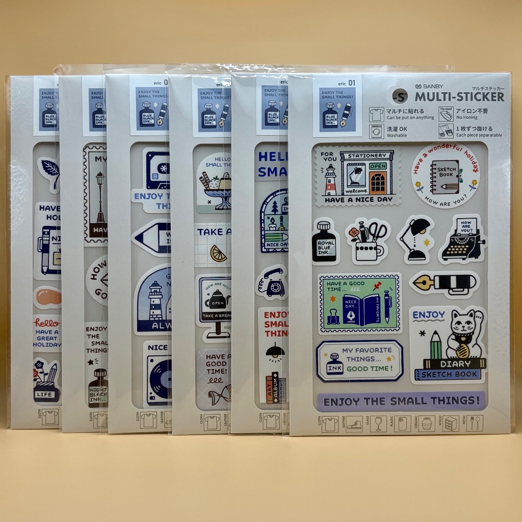 SANBY X eric Multi-Sticker // Paperfull Shop | Shopee Philippines