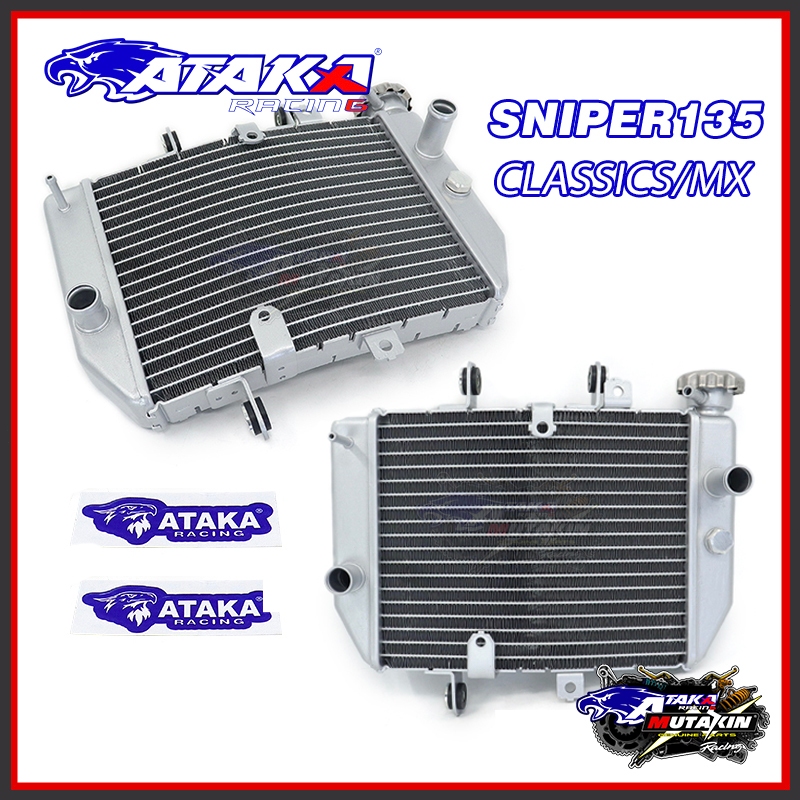 ATAKA 540ML Radiator Big Curve For Sniper MX 135/Sniper 135 Classic ...