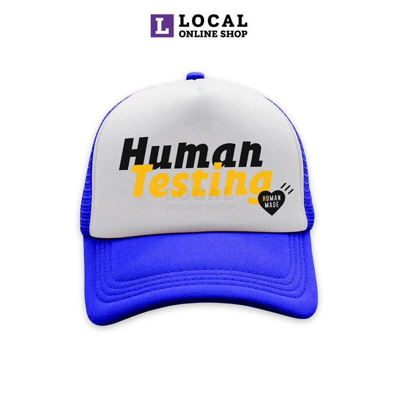 TRUCKER CAP HUMAN MADE HUMAN TESTING SNAPBACK NET CAP | Shopee Philippines