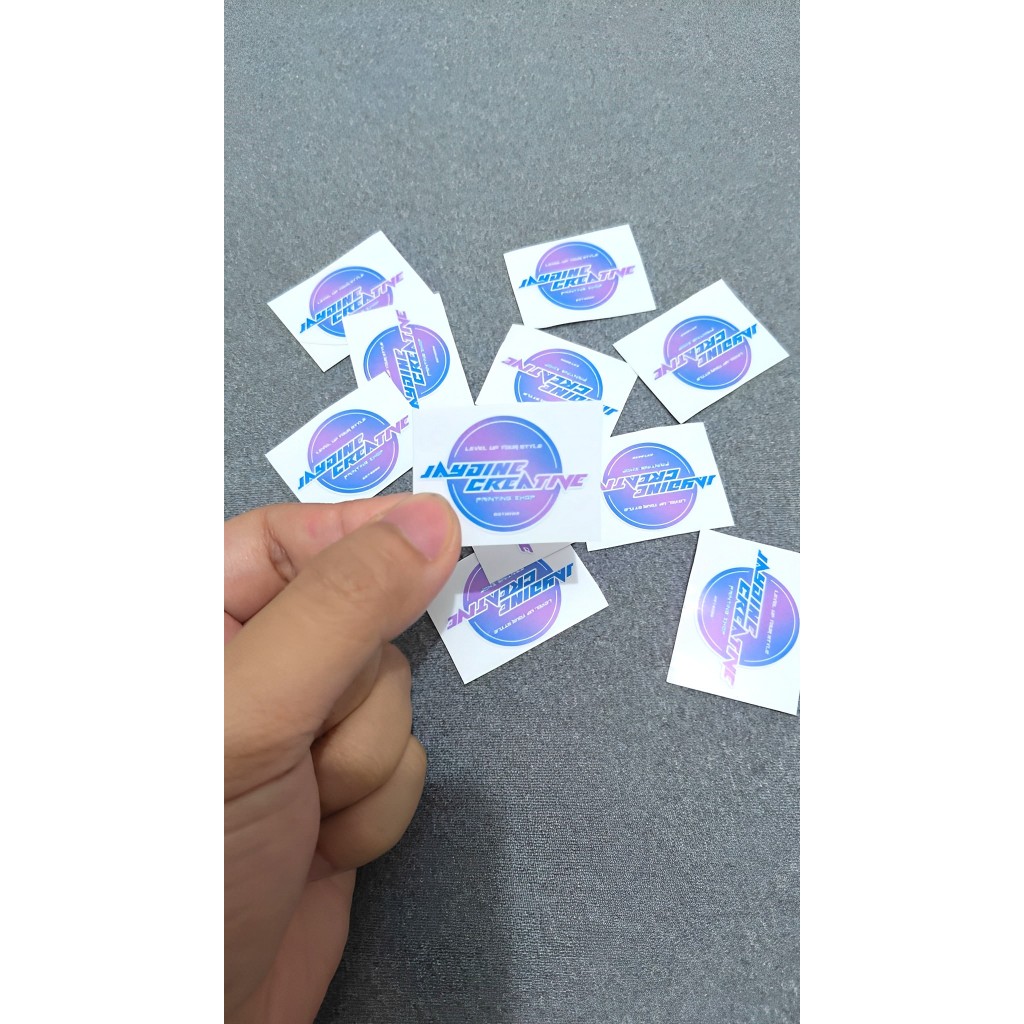 A4 Sheet Custom Sticker Vinyl waterproof sticker (logo, clothing line ...