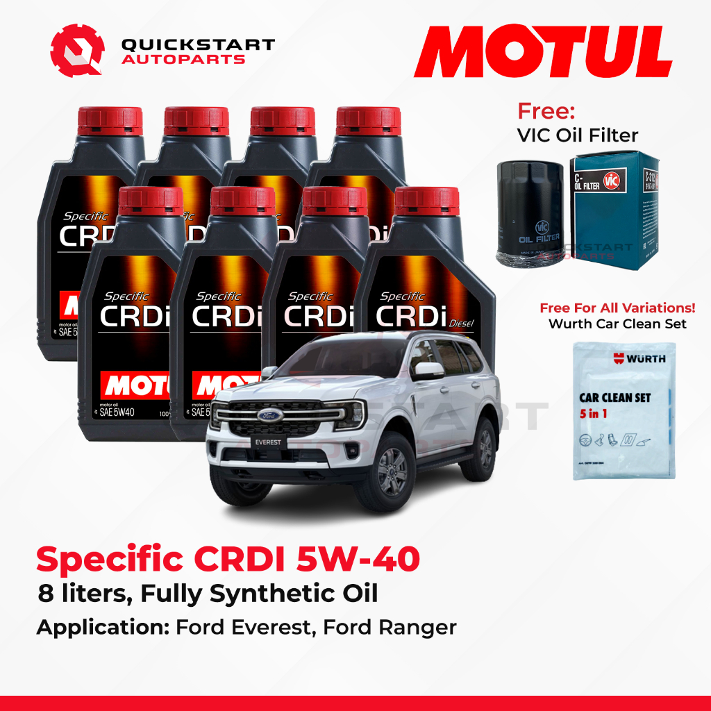 MOTUL 5W-40 SPECIFIC CRDI Diesel Engine Oil 8 Liters (FORD RANGER ...