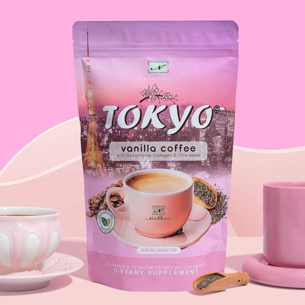 NAMIROSEUS Tokyo Vanilla Coffee Glutathione Collagen Chia Seeds Beauty  Supplement Whitening Slimming