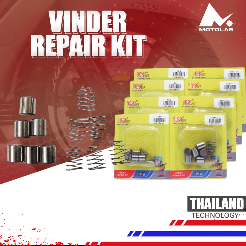 MOTOLAB MOTORCYCLE VINDEX REPAIR KIT, VINDEX KIT FOR XRM, MIO, WAVE-125 ...