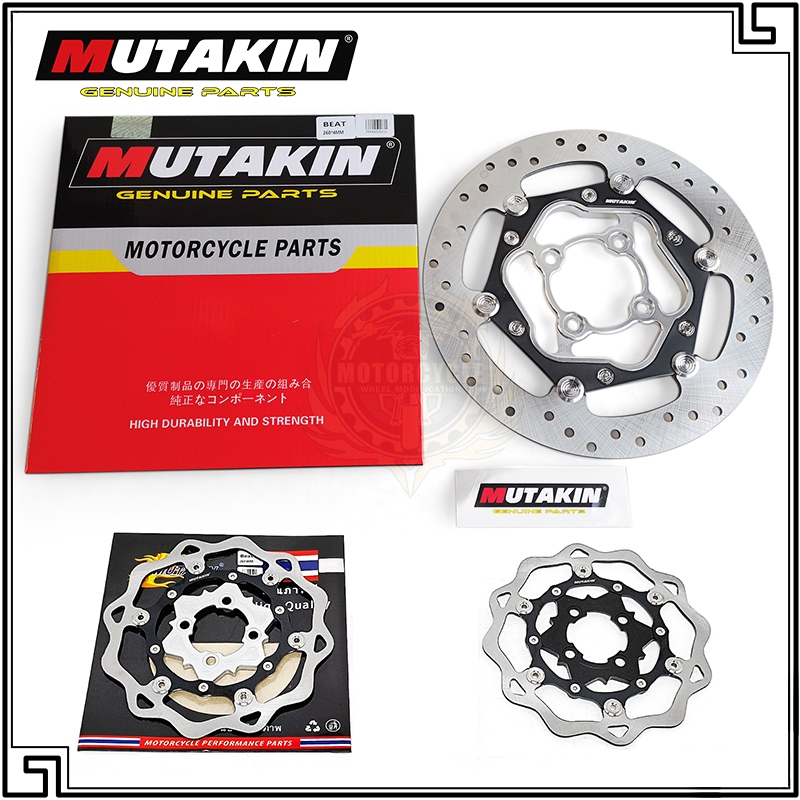 MUTAKIN 260MM Disc Brake Disc BEAT FI/CARB Click125/150 Front Disc 4 ...