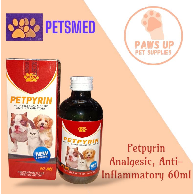 Petsmed Petpyrin Anti-pyretic, Analgesic & Anti-Inflammatory for Dog ...